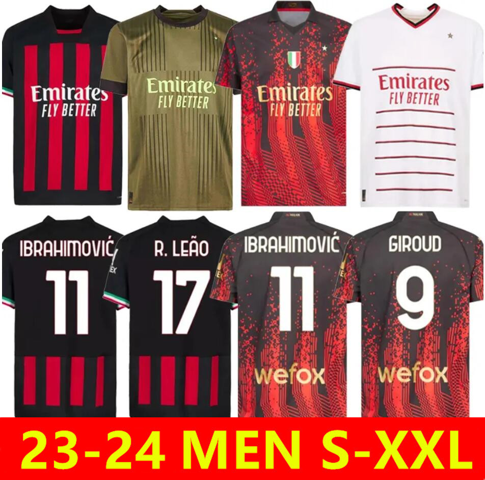 22 23 IBRAHIMOVIC AC MILANS soccer jersey R. LEAO GIROUD KESSIE football shirt 2022 2023 TONALI Camiseta de futbol THEO BRAHIM Fourth 4th uniforms, 22/23 fourth patch4
22 23 IBRAHIMOVIC AC MILANS soccer jersey R. LEAO GIROUD KESSIE football shirt 2022 2023 TONALI Camiseta de futbol THEO BRAHIM Fourth 4th uniforms, 22/23 fourth patch4