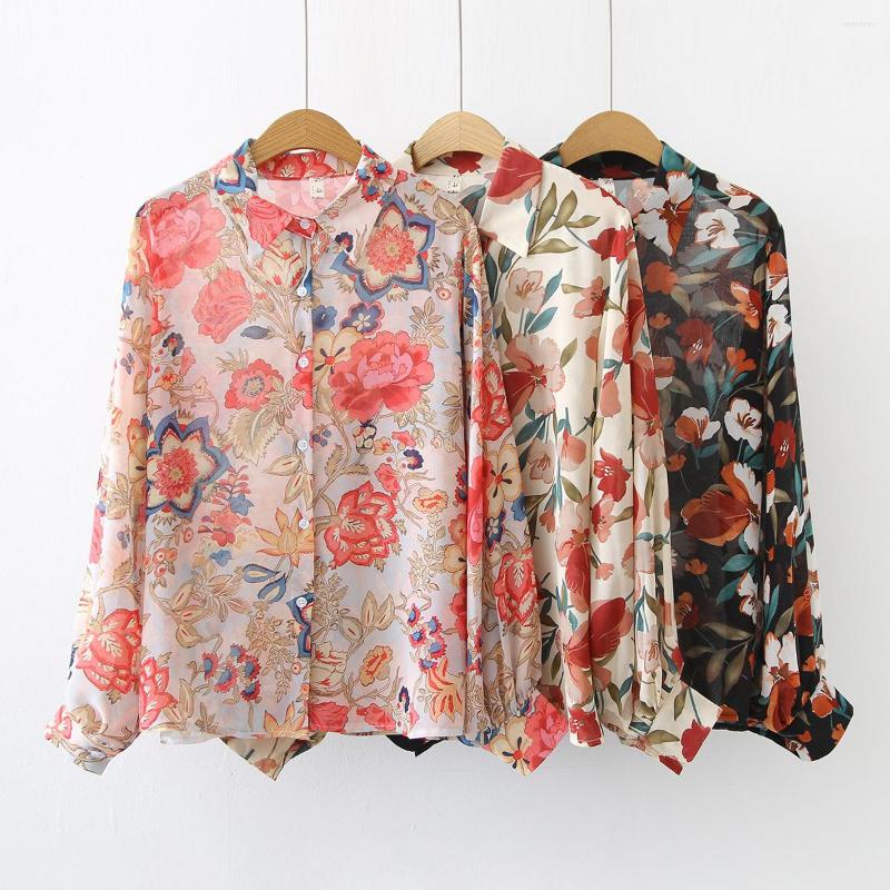 Women' Blouses Lapel Loose Light Weight Blouse Women Sun Protection Clothing Office Ladies Tops Lantern Sleeve Summer Fashion Printed Shirt, Black
Women' Blouses Lapel Loose Light Weight Blouse Women Sun Protection Clothing Office Ladies Tops Lantern Sleeve Summer Fashion Printed Shirt, Black