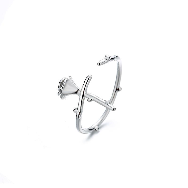Cluster Rings 2023 Vintage Open For Women Silver Color Rose Flower Adjustable Ring Female Fashion Wedding Party All-match Jewelry
Cluster Rings 2023 Vintage Open For Women Silver Color Rose Flower Adjustable Ring Female Fashion Wedding Party All-match Jewelry