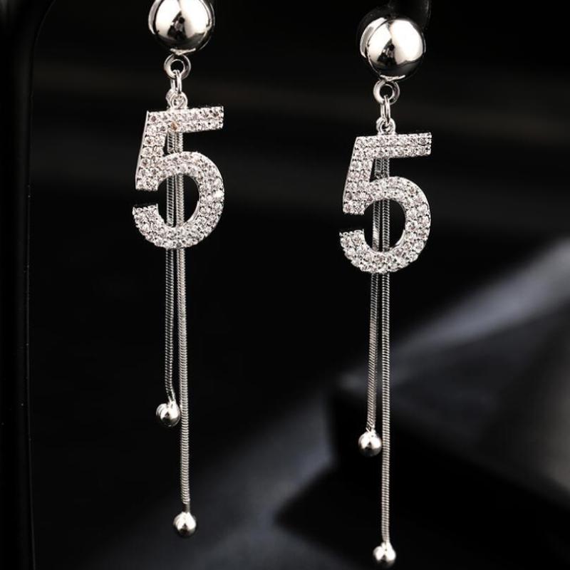 Dangle Earrings Silver Needle Gem Digital 5 And Women's Accessories Wholesale & Chandelier
Dangle Earrings Silver Needle Gem Digital 5 And Women's Accessories Wholesale & Chandelier