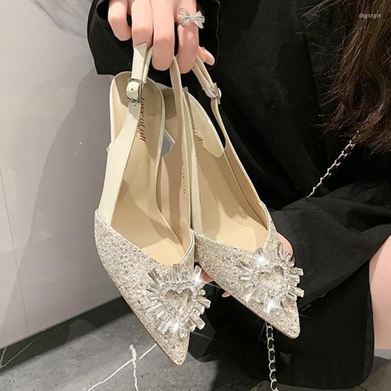 Sandals Woman Women Diamond Pointed Toe High Heels Ladies Fashion Modern Sandal Female Ankle Strap Shoes Non-slip Thin, Champagne
Sandals Woman Women Diamond Pointed Toe High Heels Ladies Fashion Modern Sandal Female Ankle Strap Shoes Non-slip Thin, Champagne