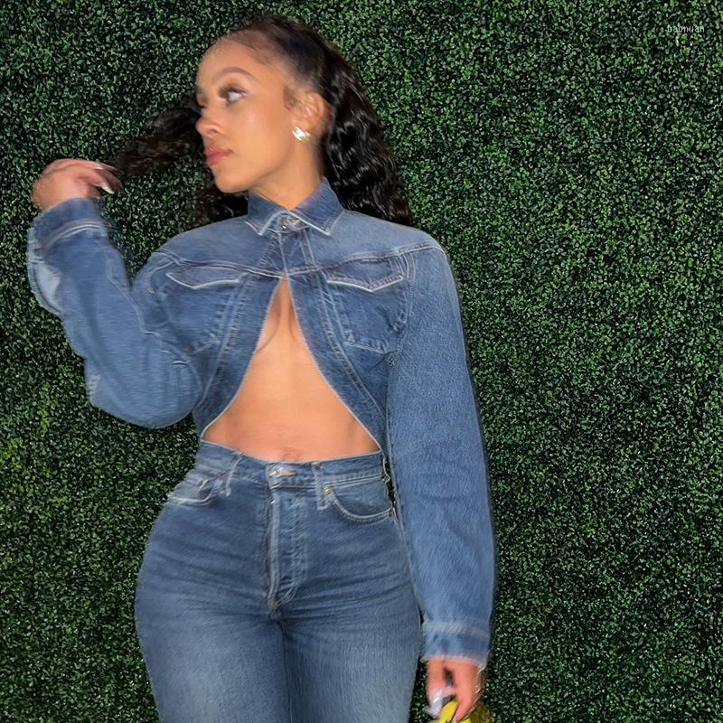 Women' Jackets Zabrina Denim Lady Women' Streetwear 2023 Autumn Winter Nigh Rave Sexy Cardigan Casual Short Blue Coat Women Outerwear
Women' Jackets Zabrina Denim Lady Women' Streetwear 2023 Autumn Winter Nigh Rave Sexy Cardigan Casual Short Blue Coat Women Outerwear
