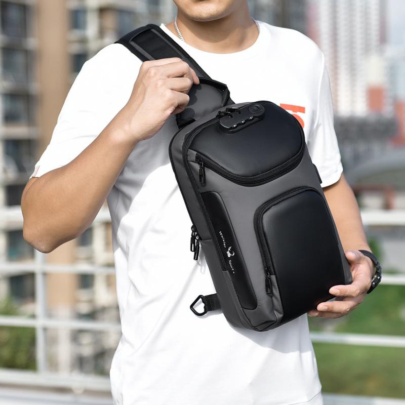 Briefcases Men Oxford Waterproof Multifunction Shoulder Bags Messenger Chest Sling Crossbody Large Capacity Travel For Male, Black
Briefcases Men Oxford Waterproof Multifunction Shoulder Bags Messenger Chest Sling Crossbody Large Capacity Travel For Male, Black