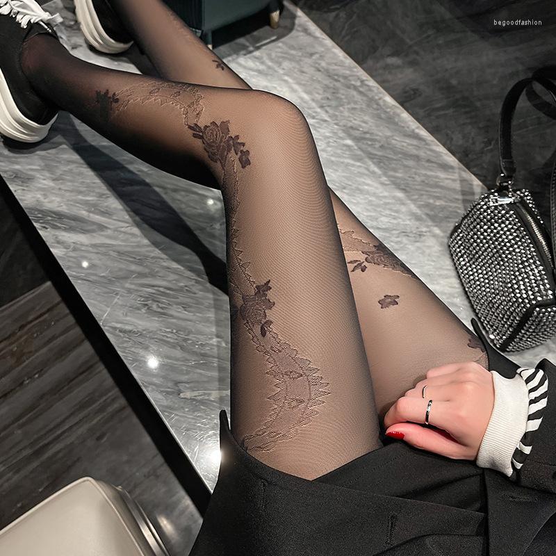 Women Socks European And American Black Sexy Rose Vine Stockings Lace Trousers Bottoming Women's Thin Legs
Women Socks European And American Black Sexy Rose Vine Stockings Lace Trousers Bottoming Women's Thin Legs