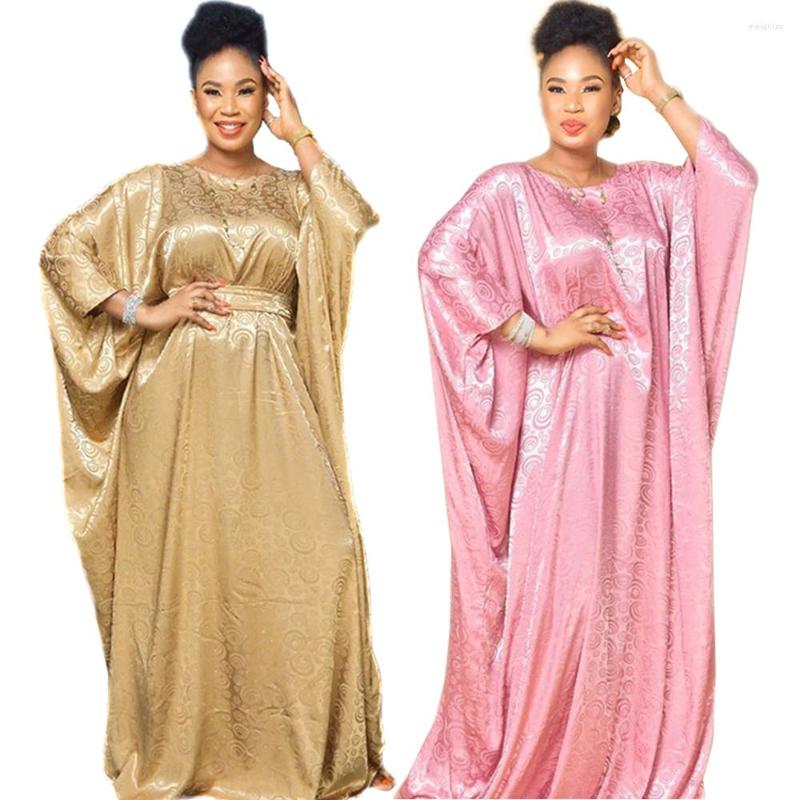 Ethnic Clothing African Women Long Dress Silk Jacquard Africa Dashiki Kaftan Loose Batwing Sleeve Plus Size Fashion Party Maxi Robe Gown
Ethnic Clothing African Women Long Dress Silk Jacquard Africa Dashiki Kaftan Loose Batwing Sleeve Plus Size Fashion Party Maxi Robe Gown