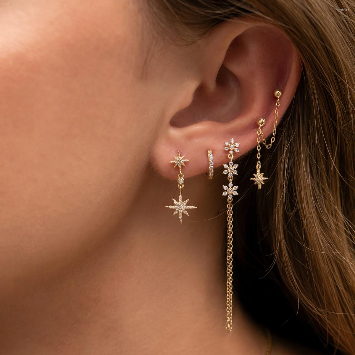 Dangle Earrings 2023 Fashion Dainty CZ Flower Long Chain Tassel Dangling For Women Romantic 3pc Charm Bridal Wedding Jewelry
Dangle Earrings 2023 Fashion Dainty CZ Flower Long Chain Tassel Dangling For Women Romantic 3pc Charm Bridal Wedding Jewelry