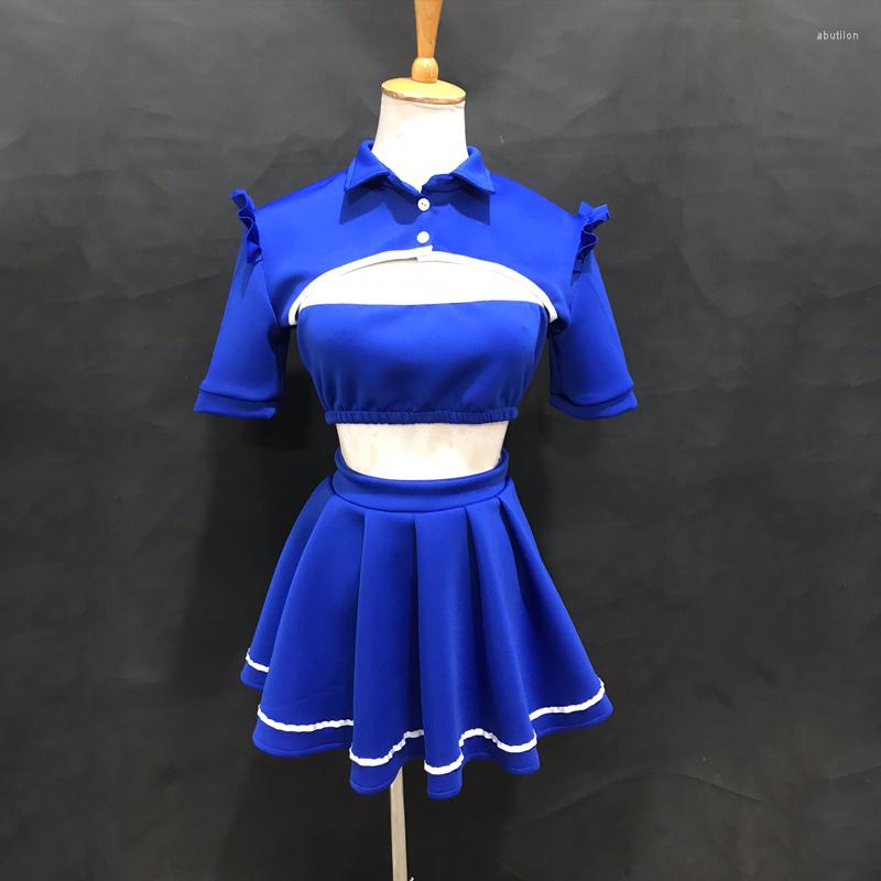 Stage Wear Pole Dancing Clothes Nightclub Festival Party Female Singer Gogo Dancer Performance Suit Cheerleader Clothing DWY5888, Blue
Stage Wear Pole Dancing Clothes Nightclub Festival Party Female Singer Gogo Dancer Performance Suit Cheerleader Clothing DWY5888, Blue