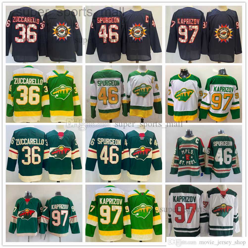Minnesota''Wild''New Retro Ice Hockey Jerseys 46 Jared Spurgeon 36 Mats Zuccarello 64 Mikael Granlund 97 Kirill Kaprizov Stitched Jersey, Same as picture (with team name)
Minnesota''Wild''New Retro Ice Hockey Jerseys 46 Jared Spurgeon 36 Mats Zuccarello 64 Mikael Granlund 97 Kirill Kaprizov Stitched Jersey, Same as picture (with team name)