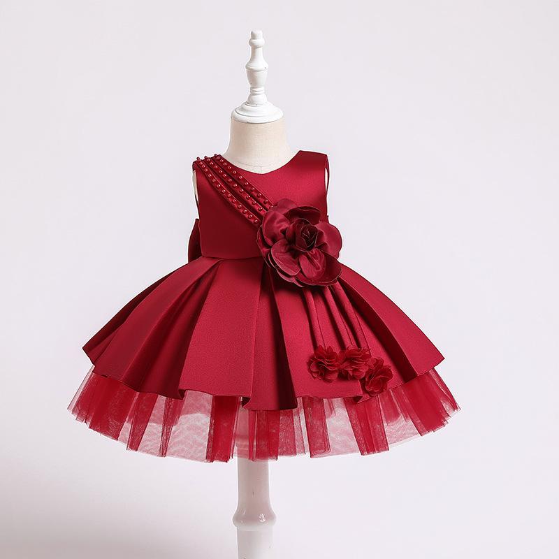 Girl Dresses Girl's Baby Girls Full Moon Performance For Wedding Catching 1 Years Princess Dress Flower Cake, Pink
Girl Dresses Girl's Baby Girls Full Moon Performance For Wedding Catching 1 Years Princess Dress Flower Cake, Pink