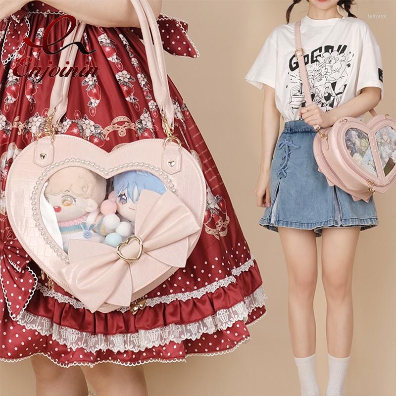 Evening Bags Lolita Heart Shape Ita Bag Kawaii Purses And Handbags For Young Girls Bow Badge Pocket Women Shoulder Japanese Tote, Black
Evening Bags Lolita Heart Shape Ita Bag Kawaii Purses And Handbags For Young Girls Bow Badge Pocket Women Shoulder Japanese Tote, Black