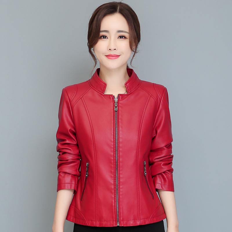Women's Leather & Faux 2023 Short Biker Jacket Women Long Sleeve Zipper Autumn Plus Size Jackets Coats Black Red
Women's Leather & Faux 2023 Short Biker Jacket Women Long Sleeve Zipper Autumn Plus Size Jackets Coats Black Red