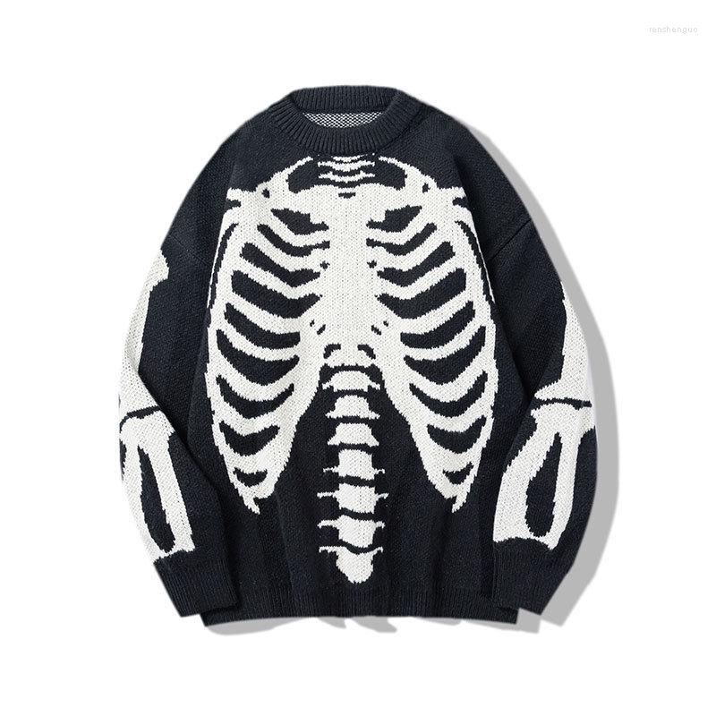 Women's Sweaters Couple Ins Retro Skull Personality Y2K Dark Knit Sweater Gothic Harajuku Fashion Women's Loose, Black
Women's Sweaters Couple Ins Retro Skull Personality Y2K Dark Knit Sweater Gothic Harajuku Fashion Women's Loose, Black