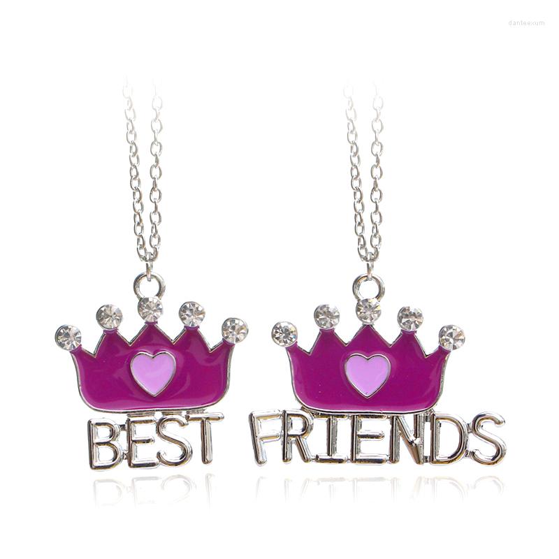 Pendant Necklaces Friends Necklace Women's Crown BFF Friendship Couple Christmas Gifts Fashion Drop Jewels
Pendant Necklaces Friends Necklace Women's Crown BFF Friendship Couple Christmas Gifts Fashion Drop Jewels