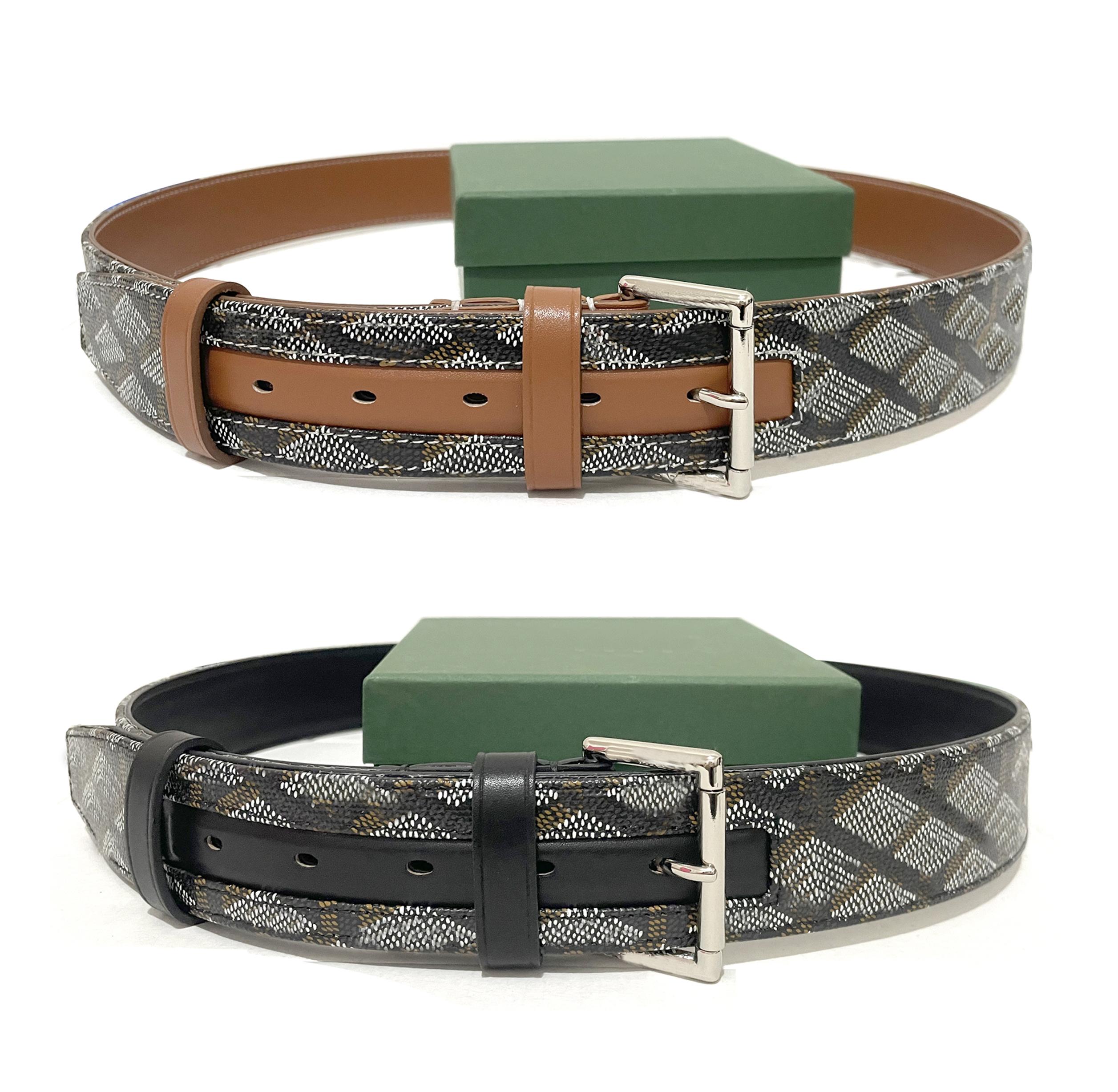 Belts Designer goya Fashion FREGATE FLORIDA Bag mens Black High quality cowhide Women gift B5