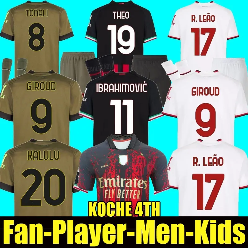 IBRAHIMOVIC 22 23 soccer jerseyS AC MILANS KOCHE 4TH GIROUD R. LEAO TONALI THEO 2022 2023 football shirt XXXL 4XL, 3rd
IBRAHIMOVIC 22 23 soccer jerseyS AC MILANS KOCHE 4TH GIROUD R. LEAO TONALI THEO 2022 2023 football shirt XXXL 4XL, 3rd