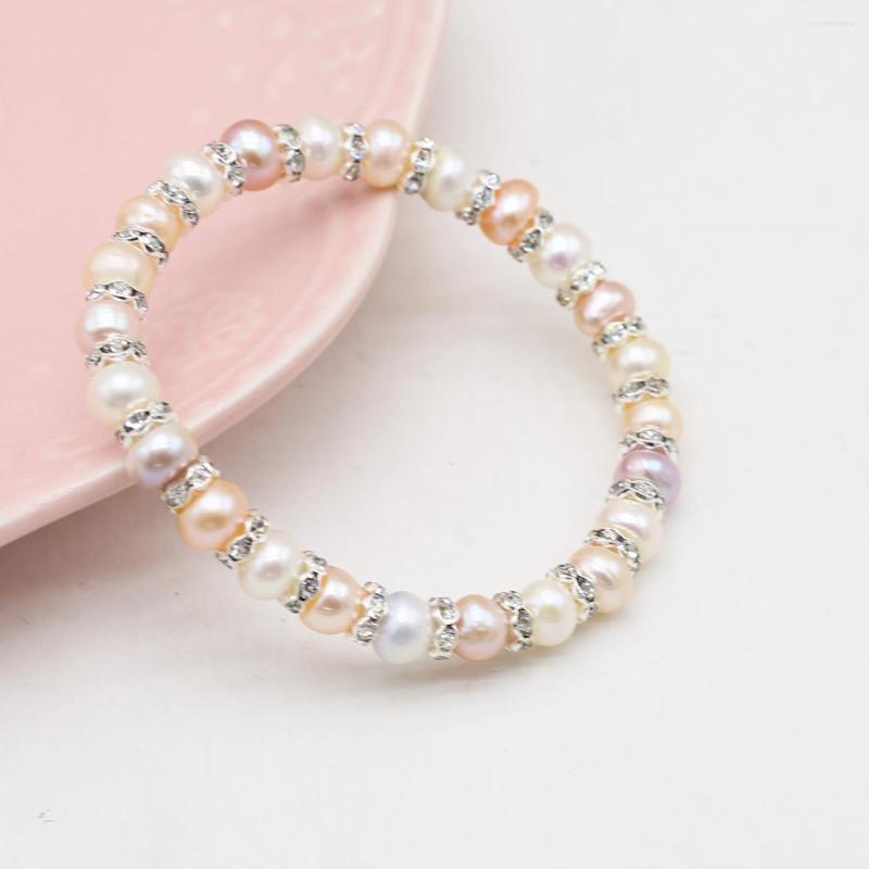Strand 6-7mm Natural Pearl Bead Bracelets Exquisite Women Jewerly Real Freshwater For Girl Gift
Strand 6-7mm Natural Pearl Bead Bracelets Exquisite Women Jewerly Real Freshwater For Girl Gift