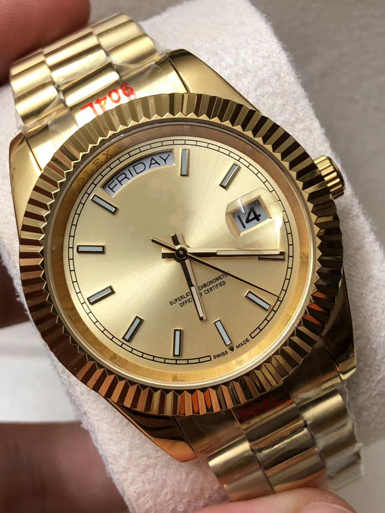 With original box mens Watches Date Just Day-Date Watch 41mm Sapphire diamonds Bezel Mechanical Automatic Mens Watches, Nude
With original box mens Watches Date Just Day-Date Watch 41mm Sapphire diamonds Bezel Mechanical Automatic Mens Watches, Nude