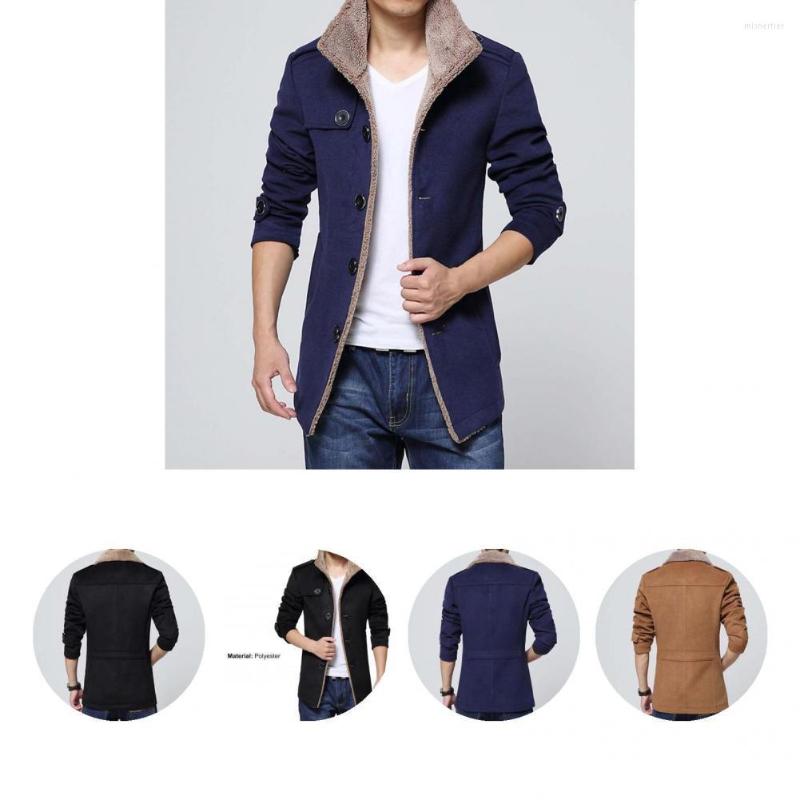 Men's Jackets Men Coat Simple Trendy Casual Winter Jacket Single-breasted Button Slim, Black
Men's Jackets Men Coat Simple Trendy Casual Winter Jacket Single-breasted Button Slim, Black
