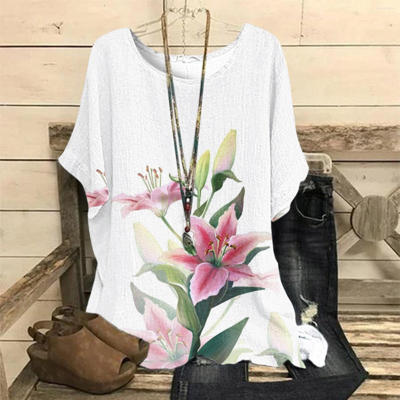 Women' Blouses Women Floral Print Blouse Fashion Casual Summer Tops Short Sleeve O Neck Loose Shirt Woman Clothes Vetement Femme 2023, Blue
Women' Blouses Women Floral Print Blouse Fashion Casual Summer Tops Short Sleeve O Neck Loose Shirt Woman Clothes Vetement Femme 2023, Blue