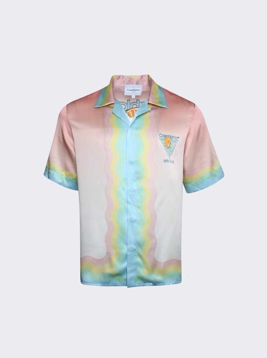 23SS New Casablanca designer shirt men and women Original Product Goddess Flower Orange Print Twill Silk Shirt Loose Short Sleeve, Short lining
23SS New Casablanca designer shirt men and women Original Product Goddess Flower Orange Print Twill Silk Shirt Loose Short Sleeve, Short lining