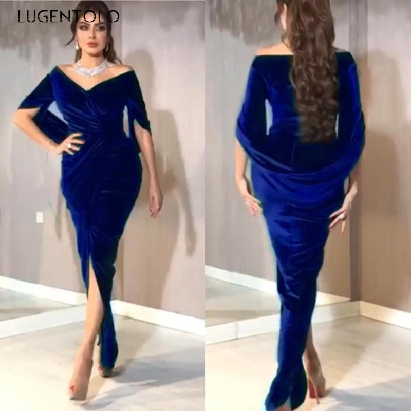 Casual Dresses Women Party Dress Slim Sexy Solid Spring Autumn Female Empire High Split Dinner Long Pencil Lugentolo, Green
Casual Dresses Women Party Dress Slim Sexy Solid Spring Autumn Female Empire High Split Dinner Long Pencil Lugentolo, Green