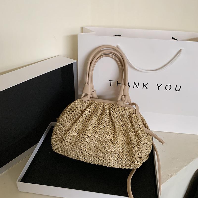 Evening Bags Straw Woven Cloud For Women 2023 Summer PU Leathe Handbags Shoulder Bag Holiday Beach Crossbody Female Bolsa, Beige
Evening Bags Straw Woven Cloud For Women 2023 Summer PU Leathe Handbags Shoulder Bag Holiday Beach Crossbody Female Bolsa, Beige