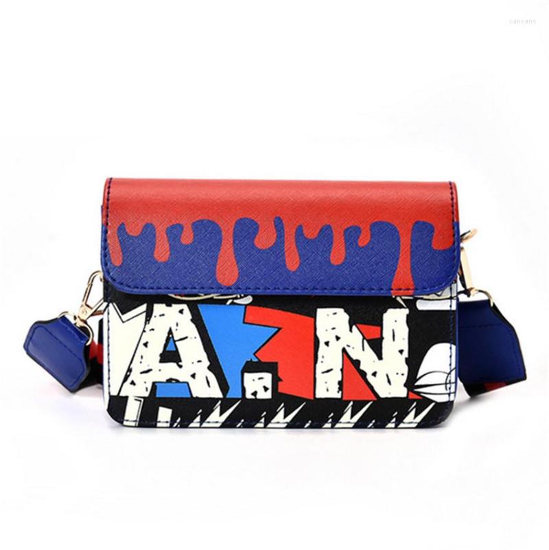 Evening Bags Graffiti Personality Small Square Bag Fashion Letter Shoulder Messenger, Blue
Evening Bags Graffiti Personality Small Square Bag Fashion Letter Shoulder Messenger, Blue