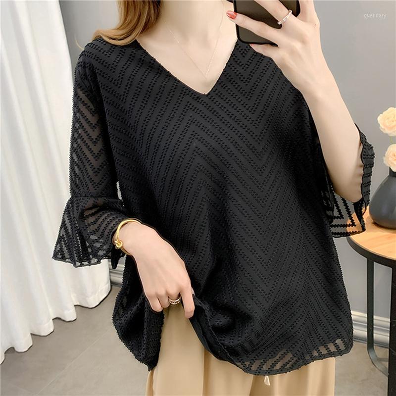 Women's T Shirts 2023 Verano Women Tops V-Neck White Chiffon Blouse Shirt Short Sleeve Blouses Femme Top
Women's T Shirts 2023 Verano Women Tops V-Neck White Chiffon Blouse Shirt Short Sleeve Blouses Femme Top