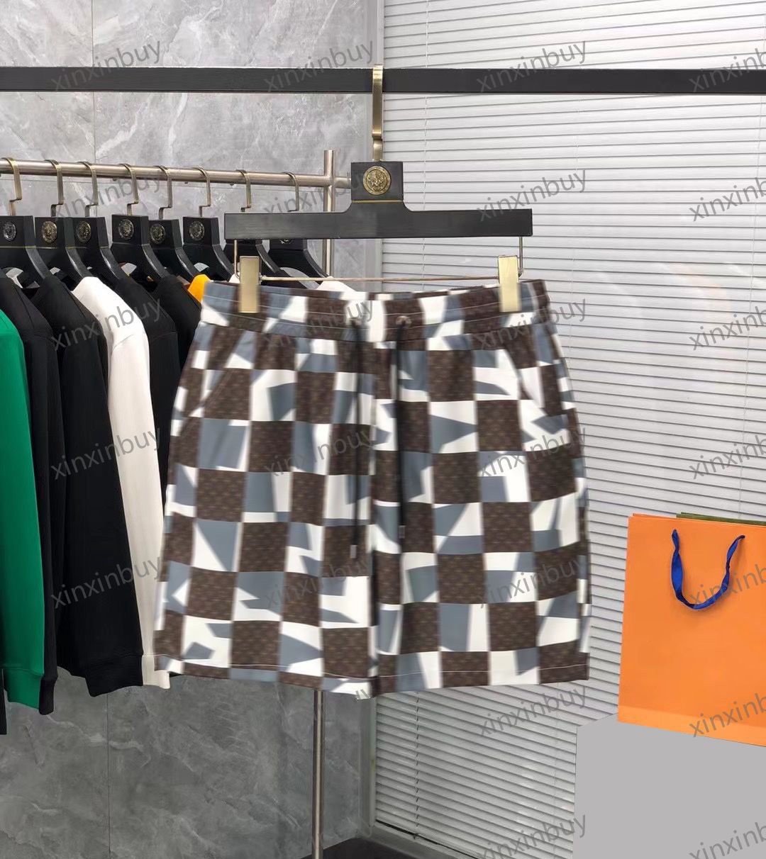 xinxinbuy Men women designer Shorts pant lattice letter jacquard fabric Spring summer cotton white black blue M-3XL, Multi
xinxinbuy Men women designer Shorts pant lattice letter jacquard fabric Spring summer cotton white black blue M-3XL, Multi