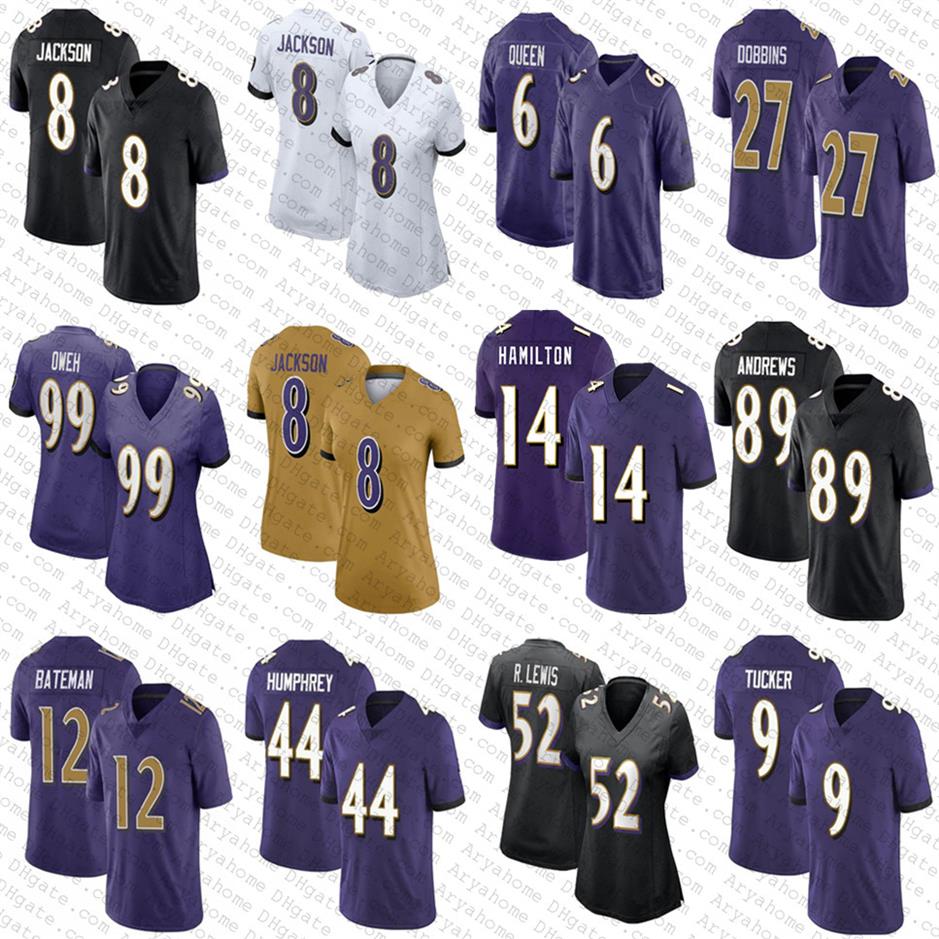 14 Kyle Hamilton 8 Lamar Jackson Tyler Linderbaum Custom Football Raven Jerseys Rashod Bateman Odafe Oweh Marlon Humphrey Justin T309v, Women(withlogo) 488
14 Kyle Hamilton 8 Lamar Jackson Tyler Linderbaum Custom Football Raven Jerseys Rashod Bateman Odafe Oweh Marlon Humphrey Justin T309v, Women(withlogo) 488
