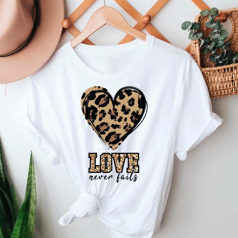 Women' T Shirts Lady Print Female Tee T-Shirt Leopard Love Heart Soft Short Sleeve Women Tshirts Clothes Graphic Top, 29083
Women' T Shirts Lady Print Female Tee T-Shirt Leopard Love Heart Soft Short Sleeve Women Tshirts Clothes Graphic Top, 29083