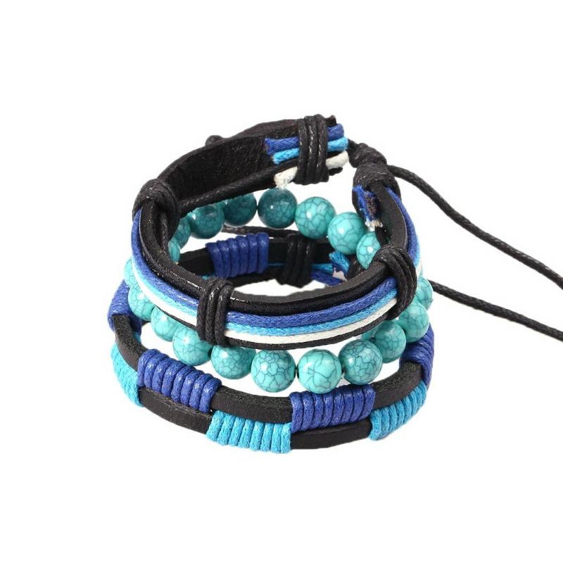 Cuff 3 Pcs Women Multilayer Woven Rope Green Stone Strand Beads Bracelets Jewelry Casual Street Party Club Outdoor Round
Cuff 3 Pcs Women Multilayer Woven Rope Green Stone Strand Beads Bracelets Jewelry Casual Street Party Club Outdoor Round