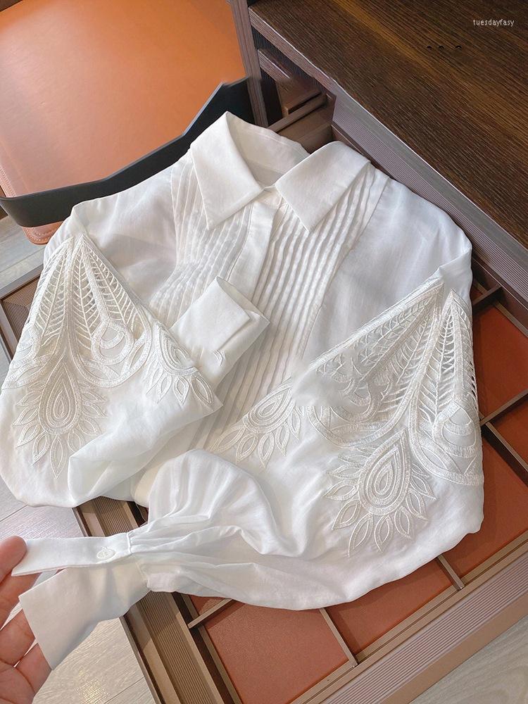 Women' Blouses Blusas Mujer De Moda 2023 Chic Hollow Out Lantern Sleeve Vintage Shirts Loose Temperament Korean Tops Femme, White
Women' Blouses Blusas Mujer De Moda 2023 Chic Hollow Out Lantern Sleeve Vintage Shirts Loose Temperament Korean Tops Femme, White