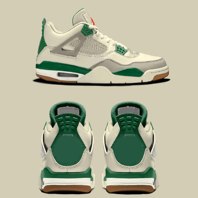 Shoes Running Outdoor Sandals Sb x 4 4s Pine Green Dr5415-103 Sports Sneakers Sail Neutral Grey White Trainers Womens, 12
Shoes Running Outdoor Sandals Sb x 4 4s Pine Green Dr5415-103 Sports Sneakers Sail Neutral Grey White Trainers Womens, 12