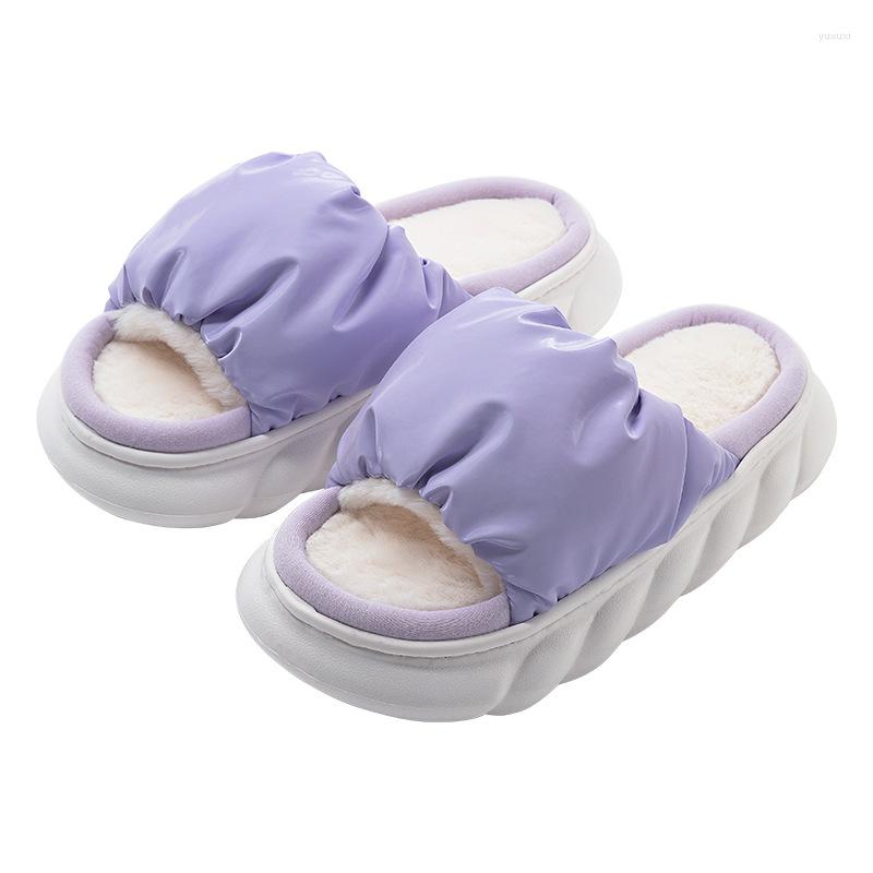 Slippers 2023 Winter Cotton Warm Home Indoor Women Wu0055, Black 
Slippers 2023 Winter Cotton Warm Home Indoor Women Wu0055, Black