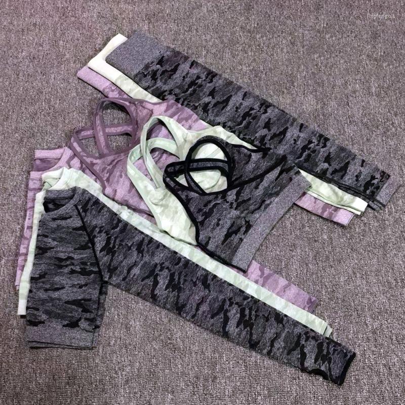 Active Sets Women Camo Seamless Yoga Sport Suit Sports Bra Set 3 Piece Long Sleeve Sportswear High Waist Gym Leggings Workout Clothes, Only black bra
Active Sets Women Camo Seamless Yoga Sport Suit Sports Bra Set 3 Piece Long Sleeve Sportswear High Waist Gym Leggings Workout Clothes, Only black bra