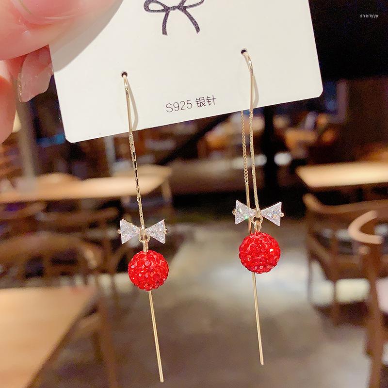 Stud Earrings High Quality Ins 14K Real Gold Zircon Bowknot Red Diamond Ball For Women Cubic ZC
Stud Earrings High Quality Ins 14K Real Gold Zircon Bowknot Red Diamond Ball For Women Cubic ZC
