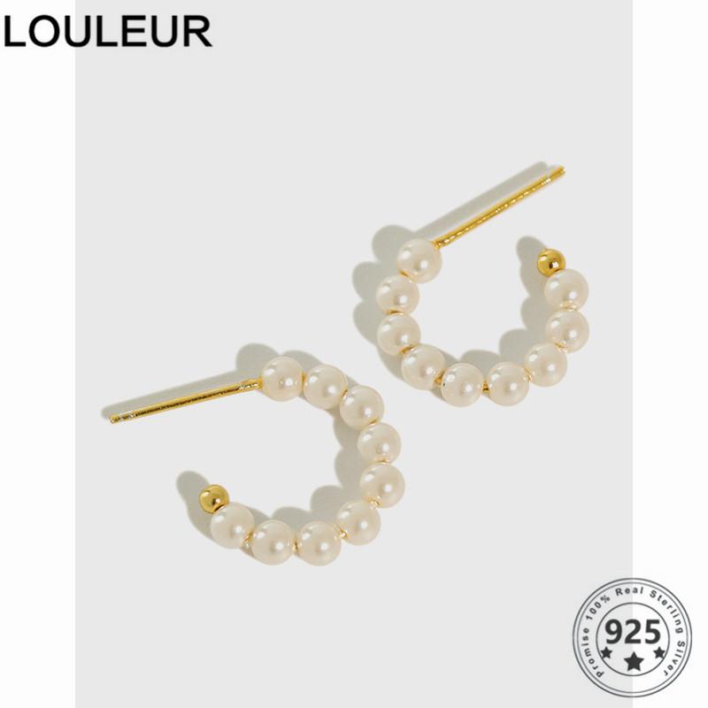 Stud Earrings LouLeur All-Match 925 Sterling Silver Pearl Circle For Women 2023 Trend Jewelry Fashion
Stud Earrings LouLeur All-Match 925 Sterling Silver Pearl Circle For Women 2023 Trend Jewelry Fashion