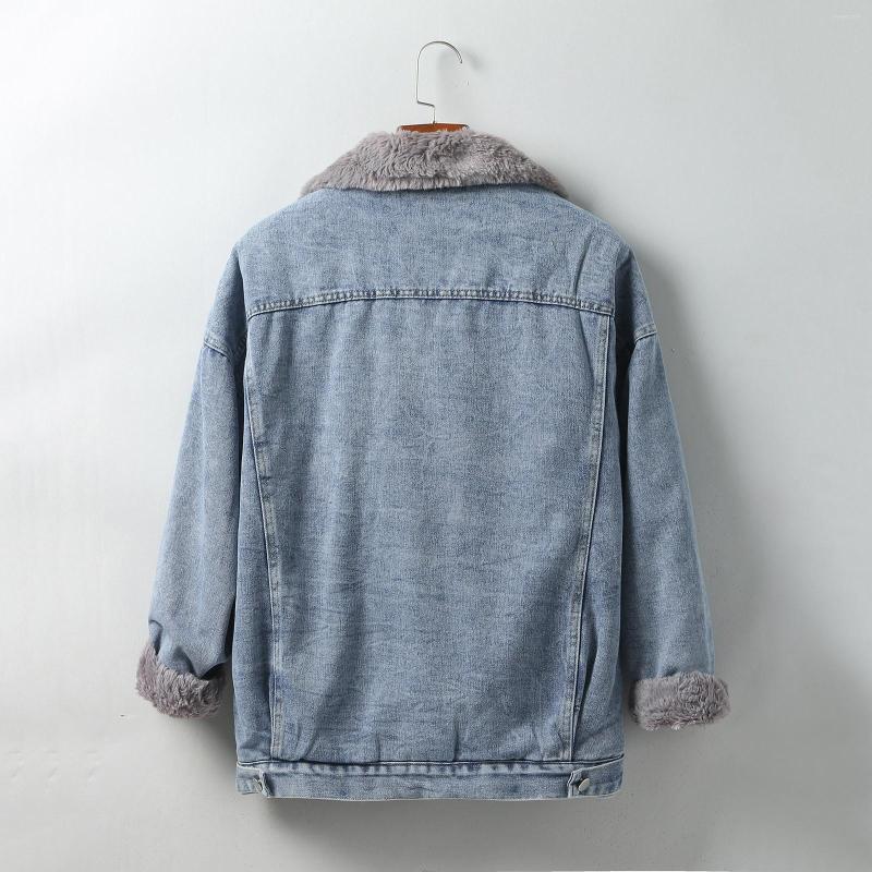 Women' Jackets Fleece Coats Women' Overcoat Solid Color Warm Winter Lapel Collar Long Sleeve Outwear Denim Jacket With Zipper, Black
Women' Jackets Fleece Coats Women' Overcoat Solid Color Warm Winter Lapel Collar Long Sleeve Outwear Denim Jacket With Zipper, Black