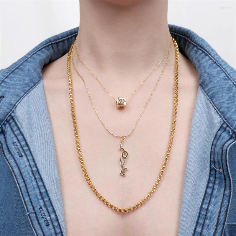 Pendant Necklaces High-quality Copper Gold Plated Multi-layer Colorful Cubic Zirconia Lip Print Love For Women Fashion Jewelry
Pendant Necklaces High-quality Copper Gold Plated Multi-layer Colorful Cubic Zirconia Lip Print Love For Women Fashion Jewelry