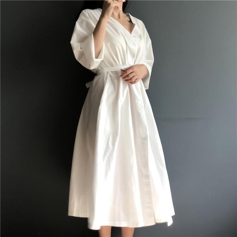 Casual Dresses 2023 Women Spring Summer Cotton And Linen Elegant Pleated Long White V Neck Lace Up Bow One SizeCasual
Casual Dresses 2023 Women Spring Summer Cotton And Linen Elegant Pleated Long White V Neck Lace Up Bow One SizeCasual