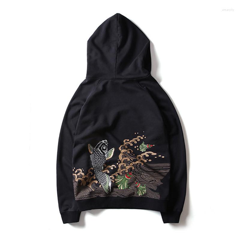 Men's Hoodies 2023 SS Hip Hop Carp Embroidery Oversized Skateboard High Street Mens Sportswear Wave Hoody Coat, Black
Men's Hoodies 2023 SS Hip Hop Carp Embroidery Oversized Skateboard High Street Mens Sportswear Wave Hoody Coat, Black