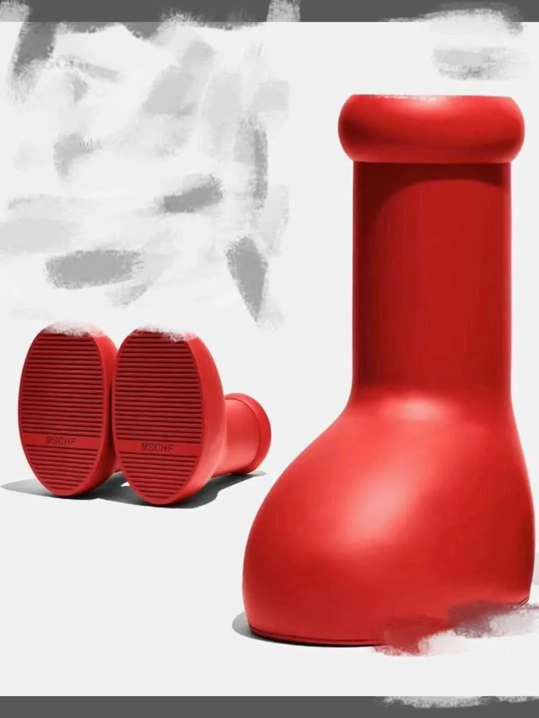 2023 MSCHF Men Women Rain Boots Designers big red boot Thick Bottom Non-Slip Booties Rubber Platform Bootie Fashion astro boy z2 XTs
2023 MSCHF Men Women Rain Boots Designers big red boot Thick Bottom Non-Slip Booties Rubber Platform Bootie Fashion astro boy z2 XTs