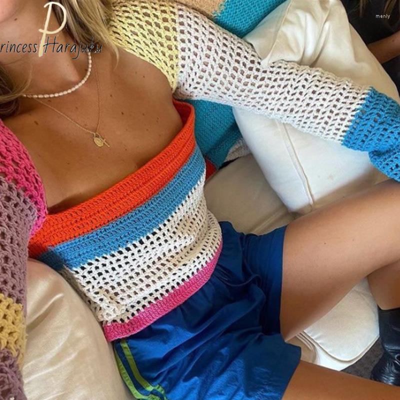 Women' T Shirts Y2k Tshirts Vintage Knitted Long Sleeve Crop Top Women Beach Autumn Summer Patchwork Green Sexy Casual Fashion, Juse
Women' T Shirts Y2k Tshirts Vintage Knitted Long Sleeve Crop Top Women Beach Autumn Summer Patchwork Green Sexy Casual Fashion, Juse