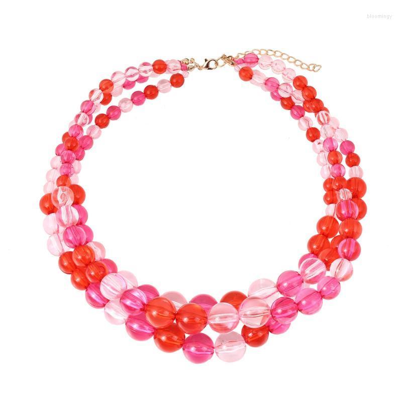 Choker Chokers Creative Handmade Multi-layer Beaded Necklace For Woman Personality Holiday Style Overlapping Spherical Resin Clavicle
Choker Chokers Creative Handmade Multi-layer Beaded Necklace For Woman Personality Holiday Style Overlapping Spherical Resin Clavicle