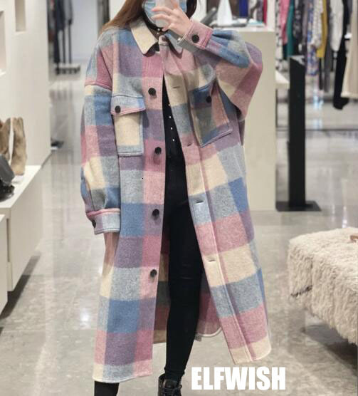 Women Jackets Spring Woman Romantic Colorful Check Wool Trench Coat Front Pockets Long Sleeves Fashion Loose Overshirts Drop Shoulder 230225, Yellow short
Women Jackets Spring Woman Romantic Colorful Check Wool Trench Coat Front Pockets Long Sleeves Fashion Loose Overshirts Drop Shoulder 230225, Yellow short