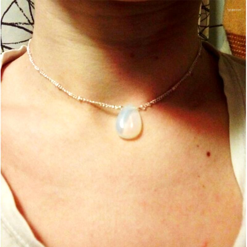 Pendant Necklaces Beaded Necklaceopalite Moonstone Style Necklace Layered Short Mermaid Tears
Pendant Necklaces Beaded Necklaceopalite Moonstone Style Necklace Layered Short Mermaid Tears