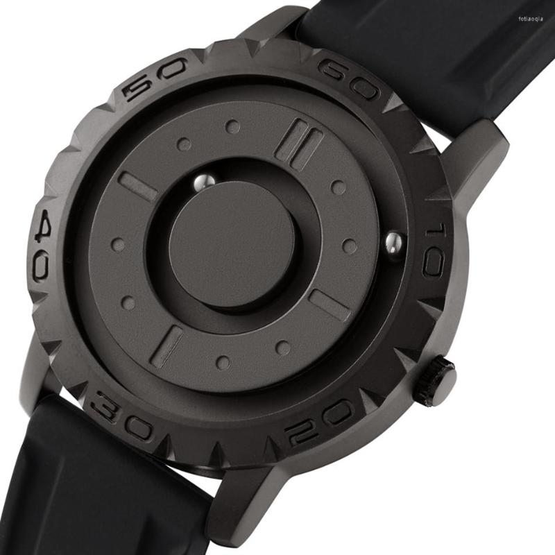 Wristwatches Luxury Collection Quartz Watch Magnetic Ball Pointer Metal Multinational Blind Touch Men's Fashion Sports Male Steel Strap, Black silica gel
Wristwatches Luxury Collection Quartz Watch Magnetic Ball Pointer Metal Multinational Blind Touch Men's Fashion Sports Male Steel Strap, Black silica gel