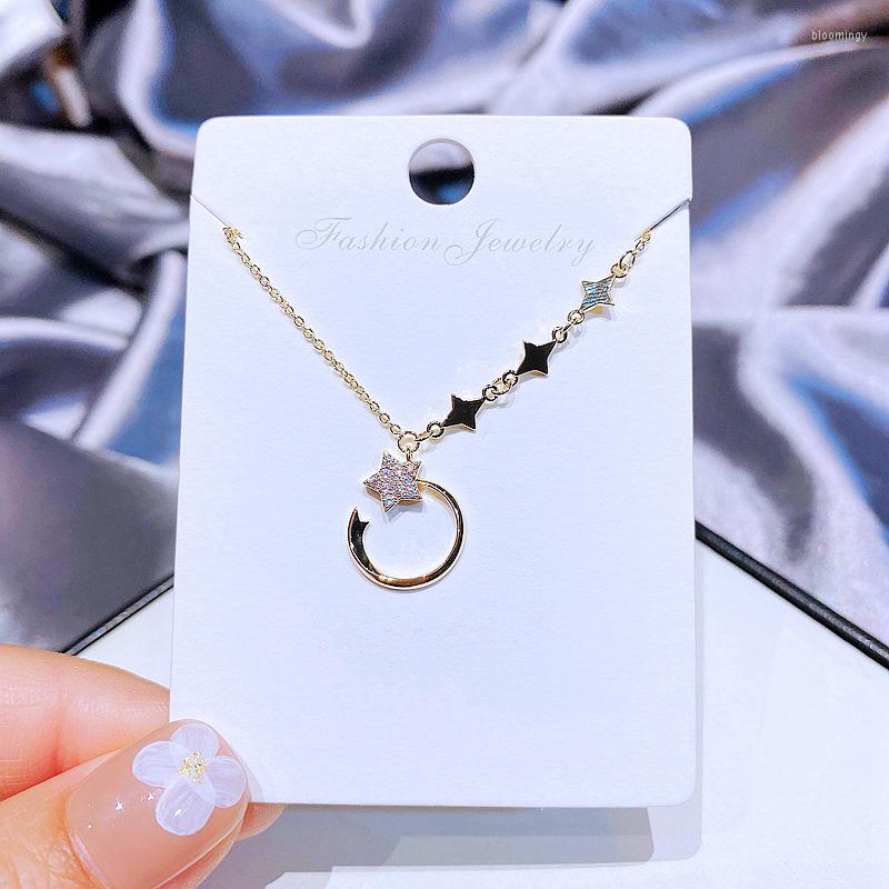 Chains MIGGA Micro Paved Cubic Zircon Shooting Star Necklace Gold Color Plated Women Choker Chain Jewelry
Chains MIGGA Micro Paved Cubic Zircon Shooting Star Necklace Gold Color Plated Women Choker Chain Jewelry