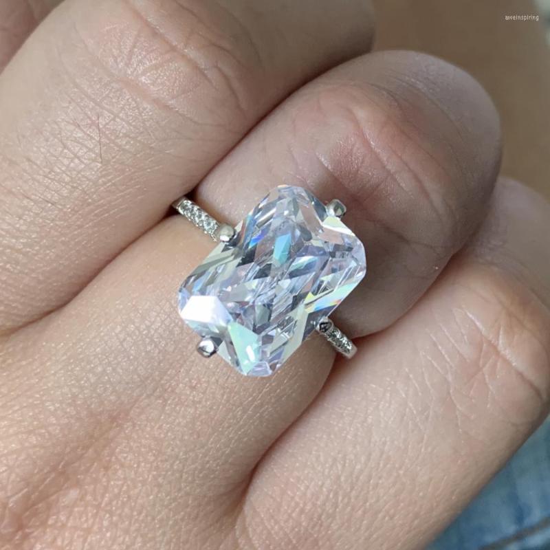 Cluster Rings Stunning Dove Egg White Clear Big 5A Cubic Zirconia Luxury Jewelry 925 Sterling Silver Promise Werdding Band Bridal Ring Gift
Cluster Rings Stunning Dove Egg White Clear Big 5A Cubic Zirconia Luxury Jewelry 925 Sterling Silver Promise Werdding Band Bridal Ring Gift